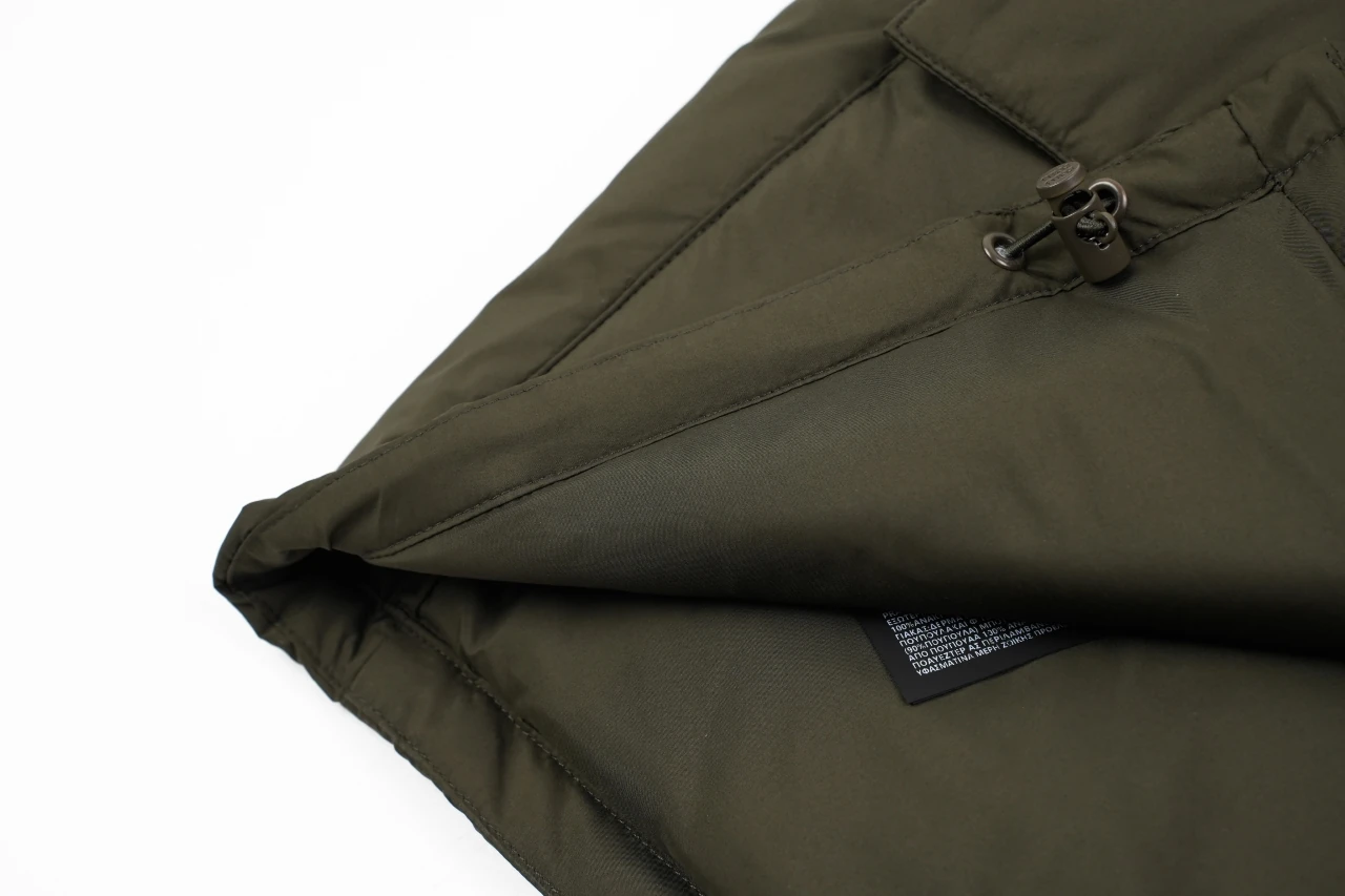 Miu Miu Olive Green Leather Collar Down Vest product photo from LabelPicks