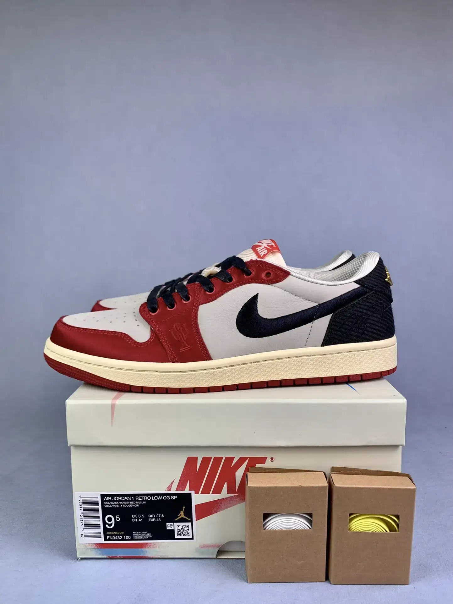 Trophy Room x Air Jordan 1 Low OG “Away” Shoes product photo from LabelPicks