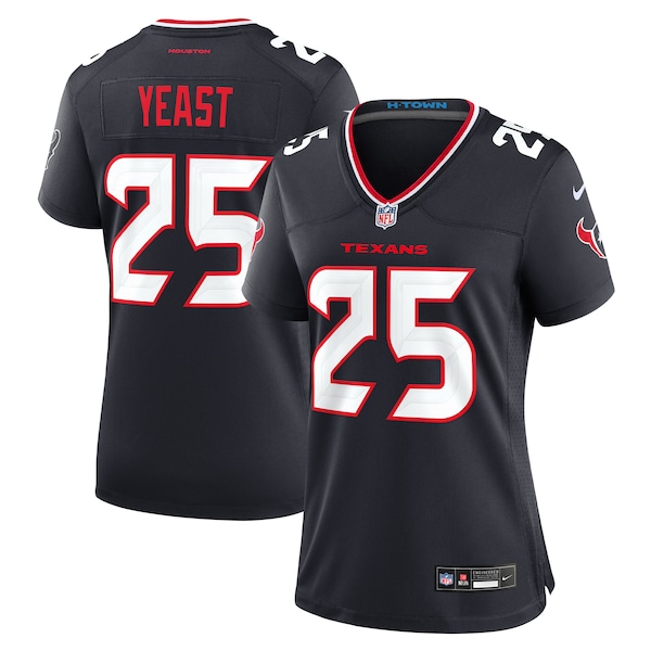 Russ Yeast Houston Texans Nike Women's Team Game Jersey -  Navy