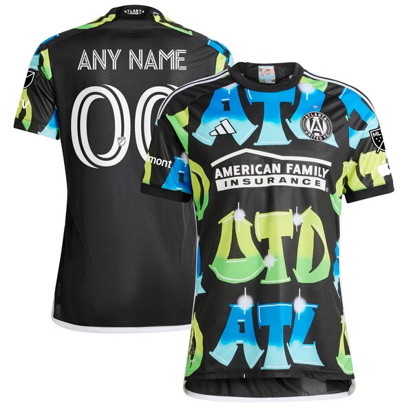Atlanta United FC adidas 2024 The 404 Authentic Custom Jersey - Black