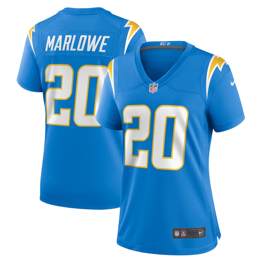 Dean Marlowe Los Angeles Chargers Nike Women's Team Game Jersey -  Powder Blue