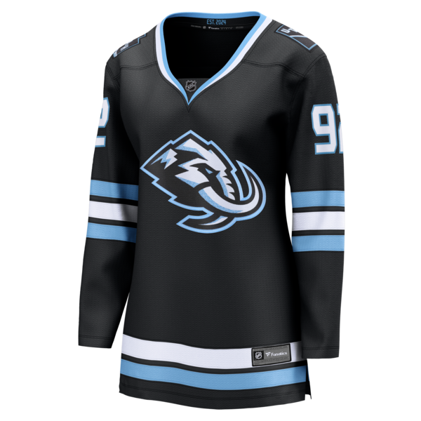 Logan Cooley Utah Mammoth  Women's Home Breakaway Jersey - Black