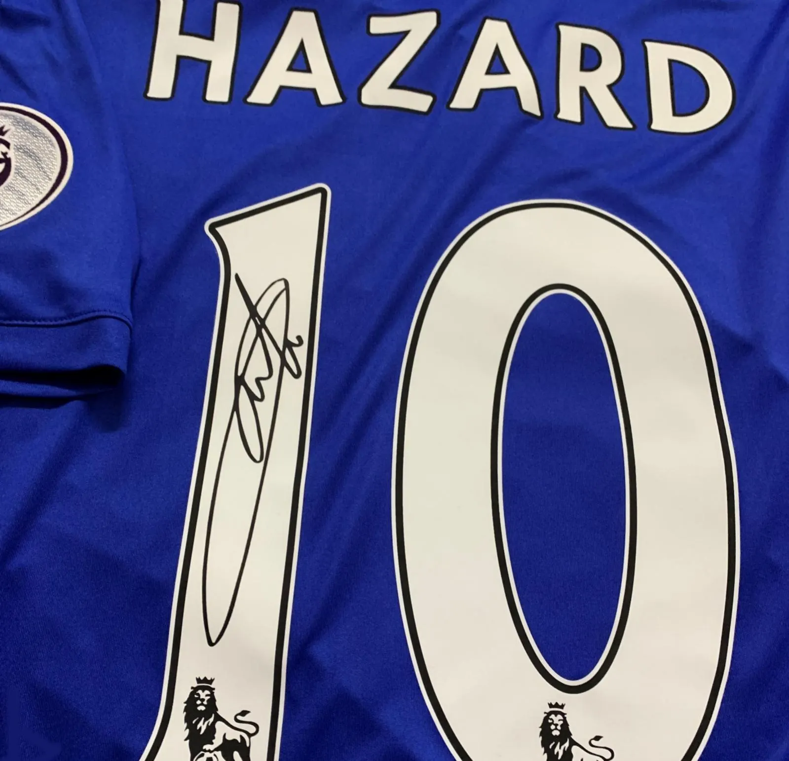 Eden Hazard SIGNED Chelsea 15/16 Home Jersey/Shirt - COA - 2015