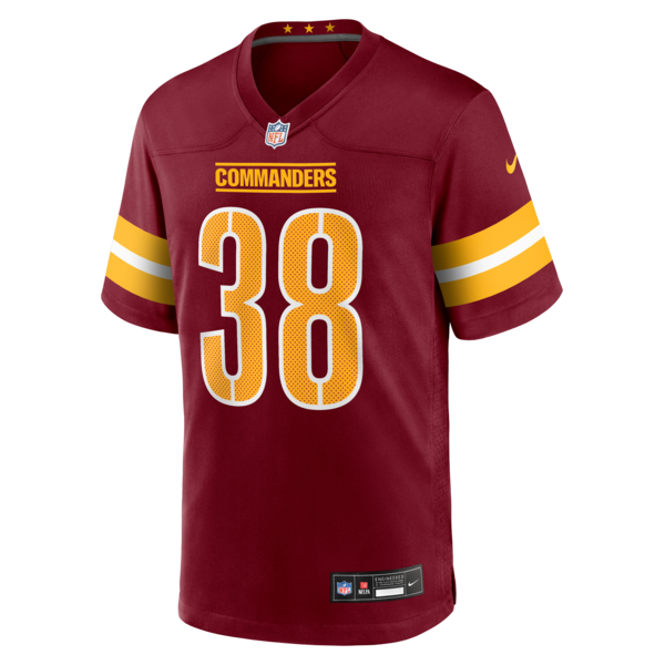 Chase Edmonds Washington Commanders Nike Team Game Jersey -  Burgundy