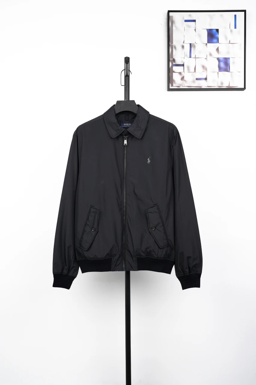 Ralph Lauren Black Pony Embroidered Solid Jacket product photo from LabelPicks
