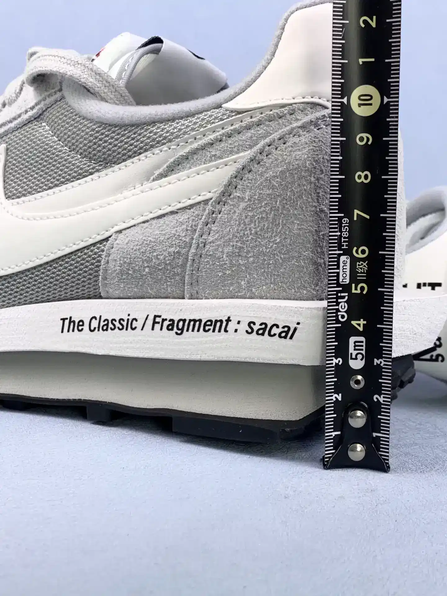 Fragment Design x sacai x Nike LDWaffle “Light Smoke Grey” - Light Smoke Grey/White/Black product photo from LabelPicks