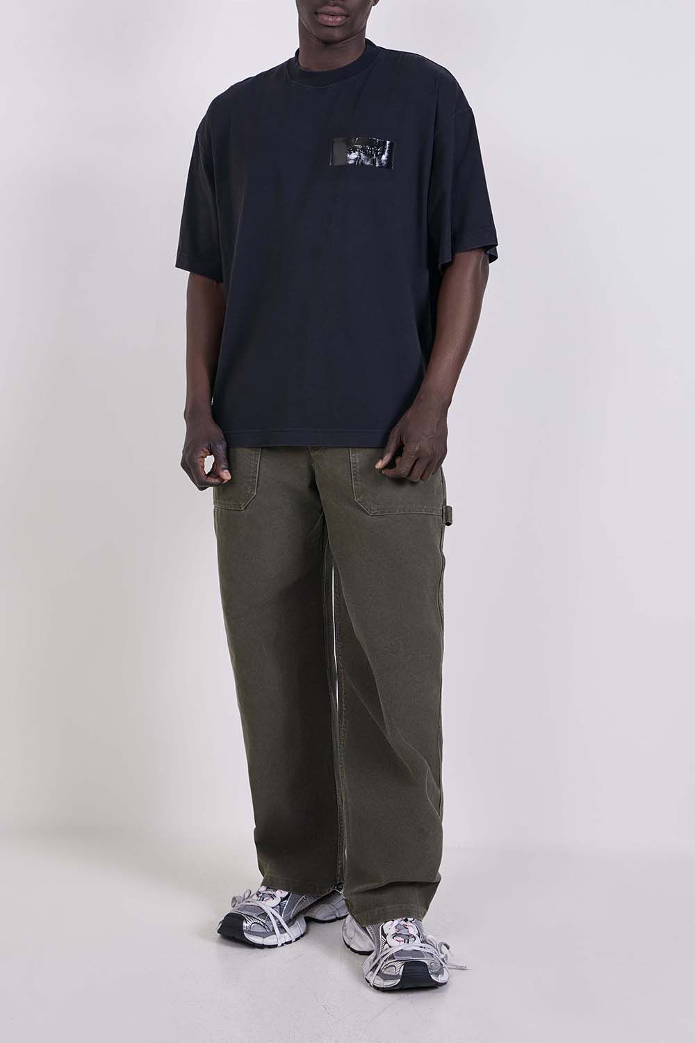 VETEMENTS חולצת טי בגזרה משוחררת