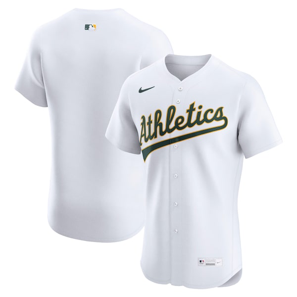 Athletics Nike Home  Elite Jersey - White