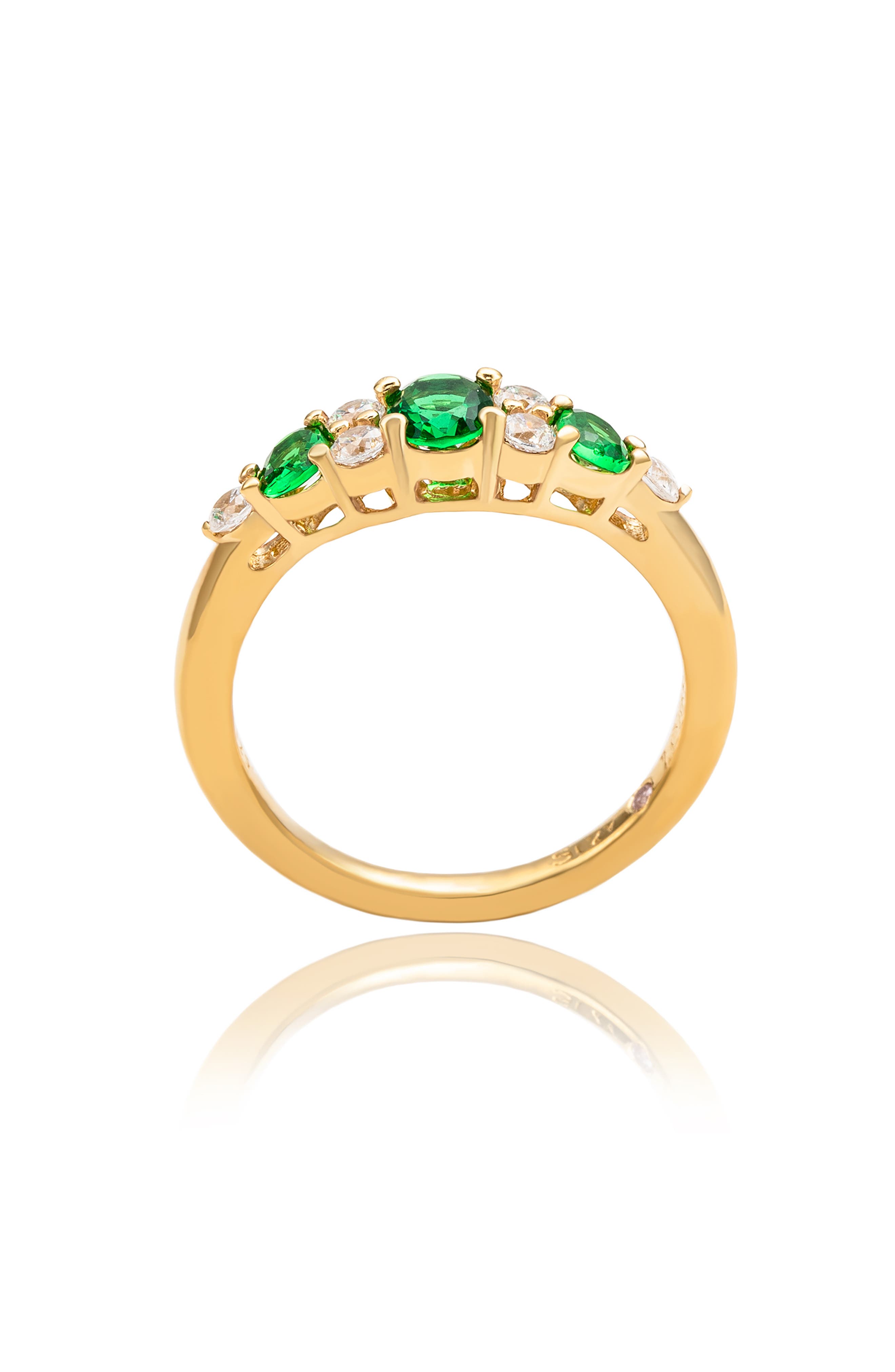 SUZY LEVIAN Cubic Zirconia Graduated Ring