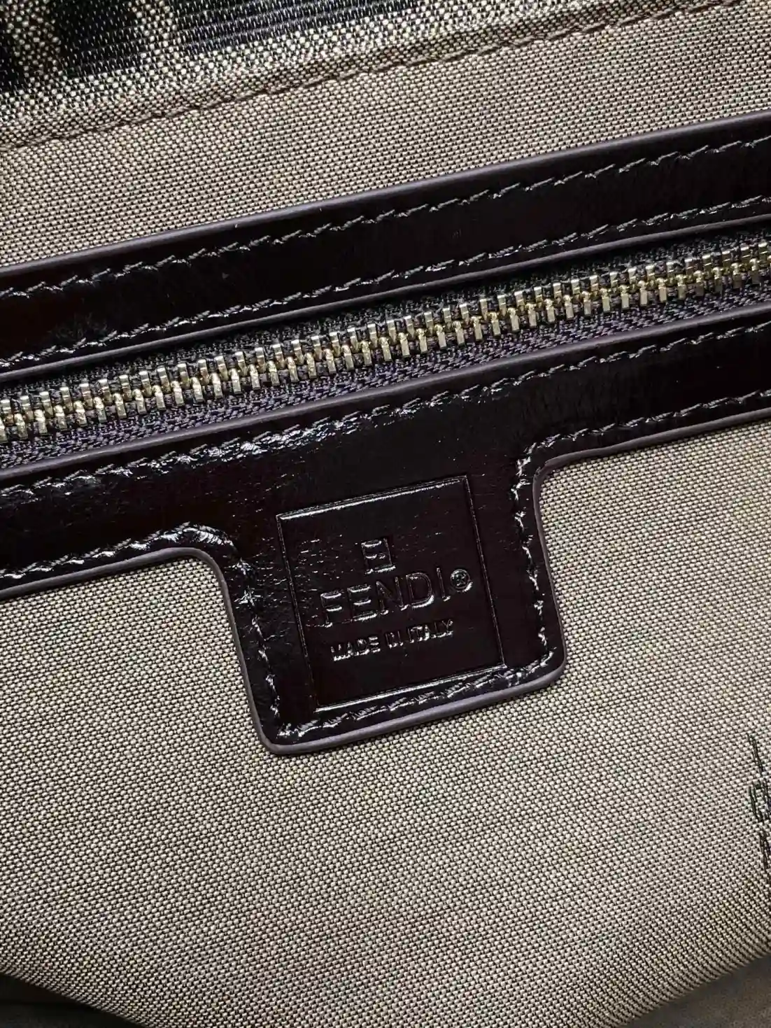 Fendi Baguette Brown Calfskin Shoulder Bag product photo from LabelPicks