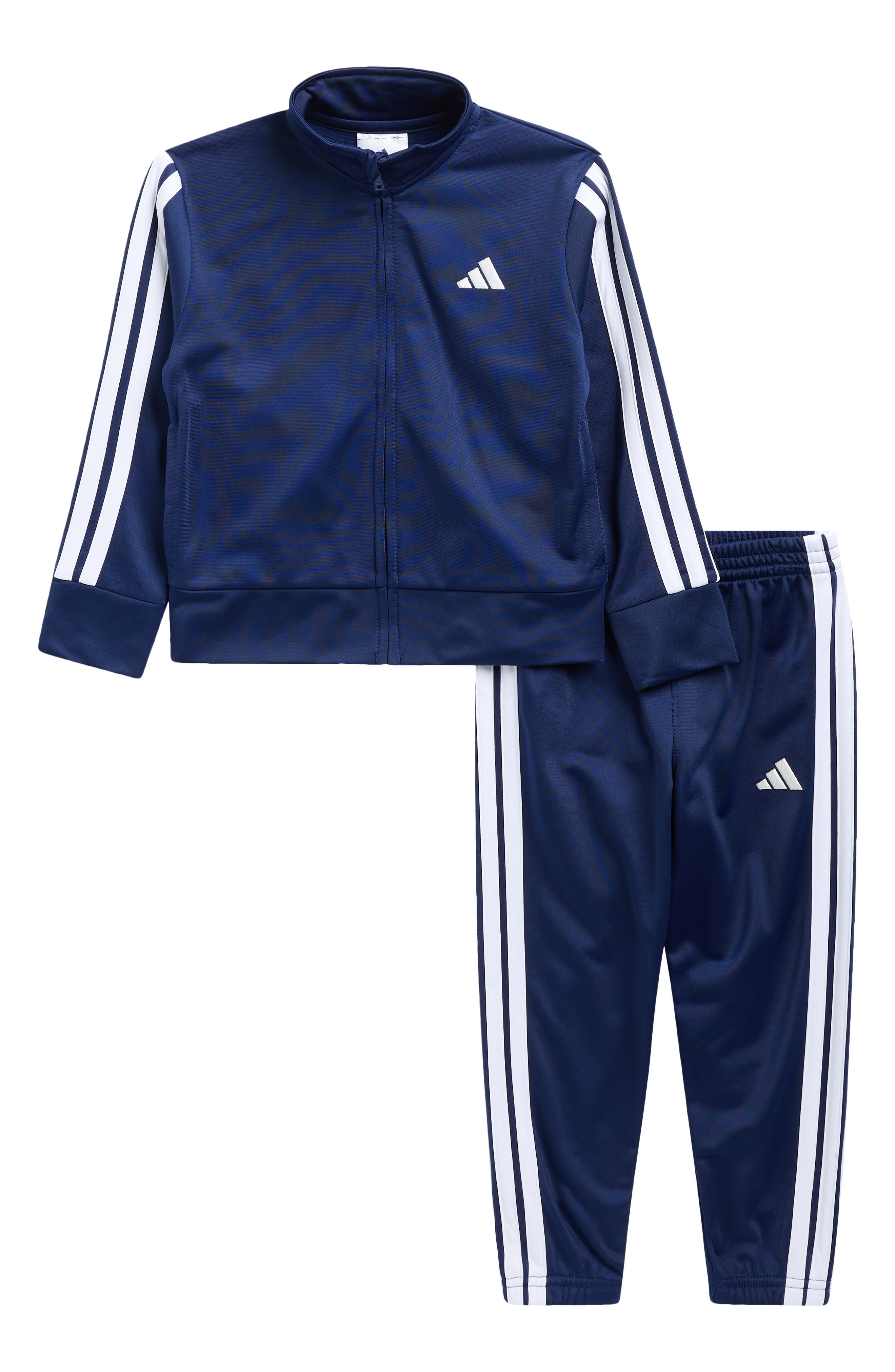 adidas Kids' 3-Stripe Tri-cot Track Suit