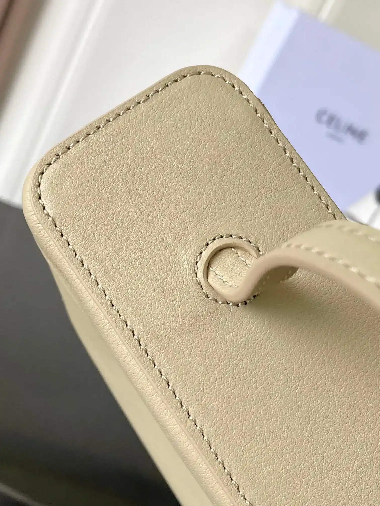 Celine Beige Triomphe Top Handle Bag product photo from LabelPicks
