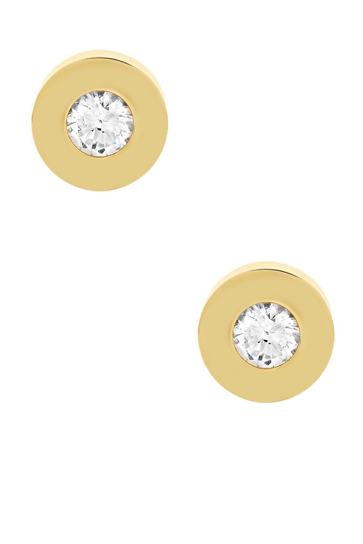 HMY JEWELRY Swarovski Crystal Embellished Round Stud Earrings