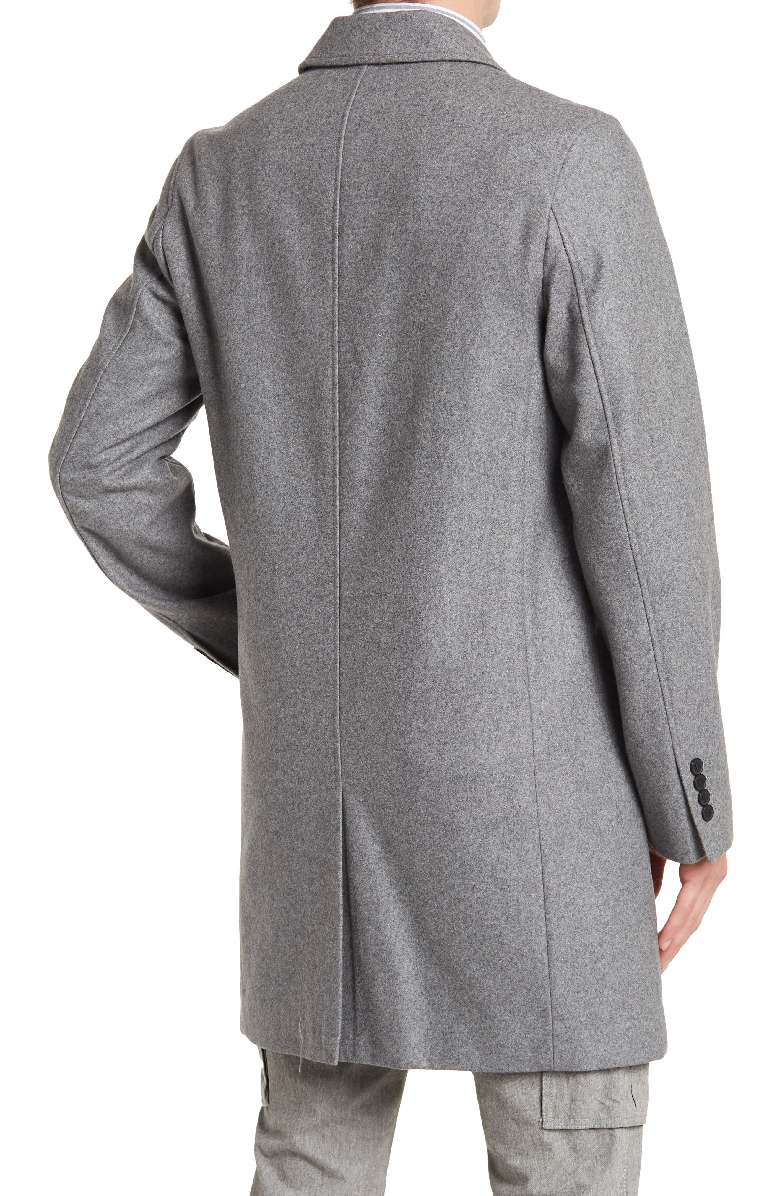 Cole Haan Signature Wool Blend Melton Classic Topper