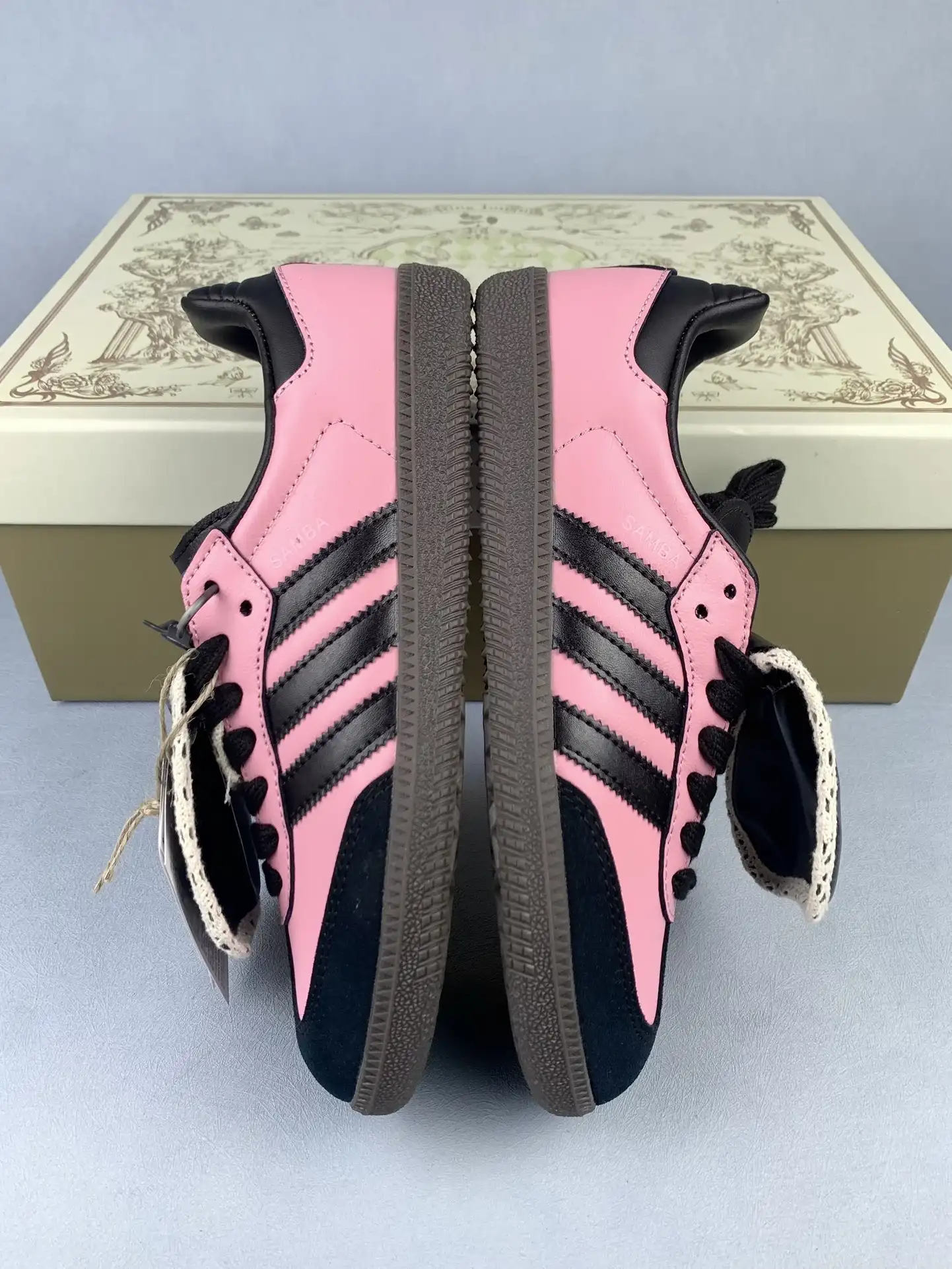 adidas Samba OG Black Pink Custom Shoes product photo from LabelPicks
