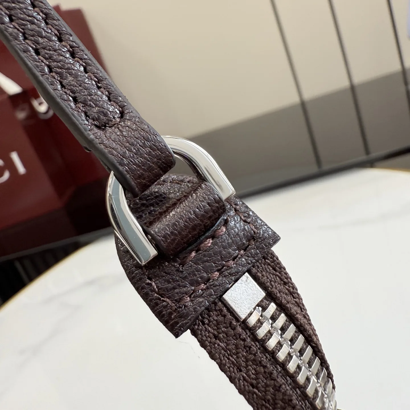Gucci Brown Generation Canvas and Leather Clutch product photo from LabelPicks