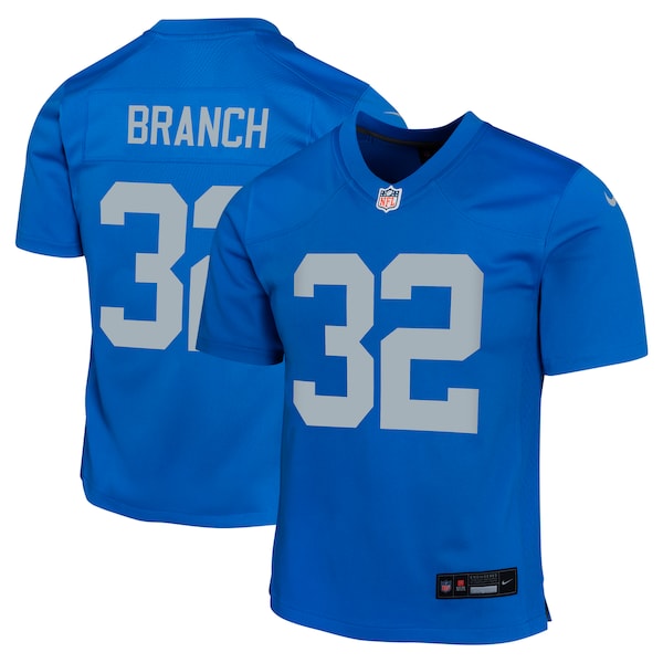 Brian Branch Detroit Lions Nike Youth Alternate Game Jersey -  Blue