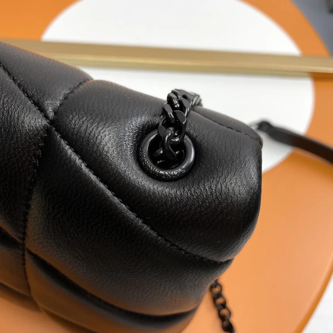 Saint Laurent Black Quilted Leather Shoulder Bag product photo from LabelPicks