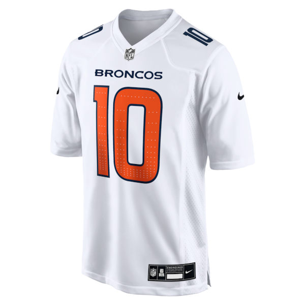 Bo Nix Denver Broncos Nike Tundra Fashion Game Jersey - White