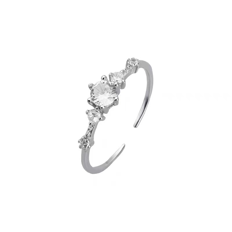Simple and fashionable personalised ring women's niche design new trendy opening adjustable