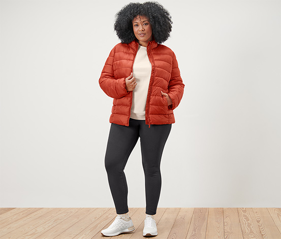 Steppjacke, orange