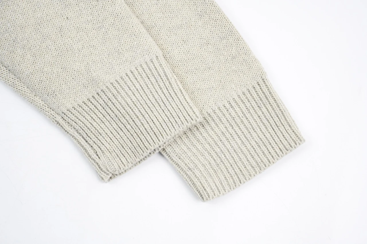 Miu Miu Oat Grey Wool Zip Jacket product photo from LabelPicks
