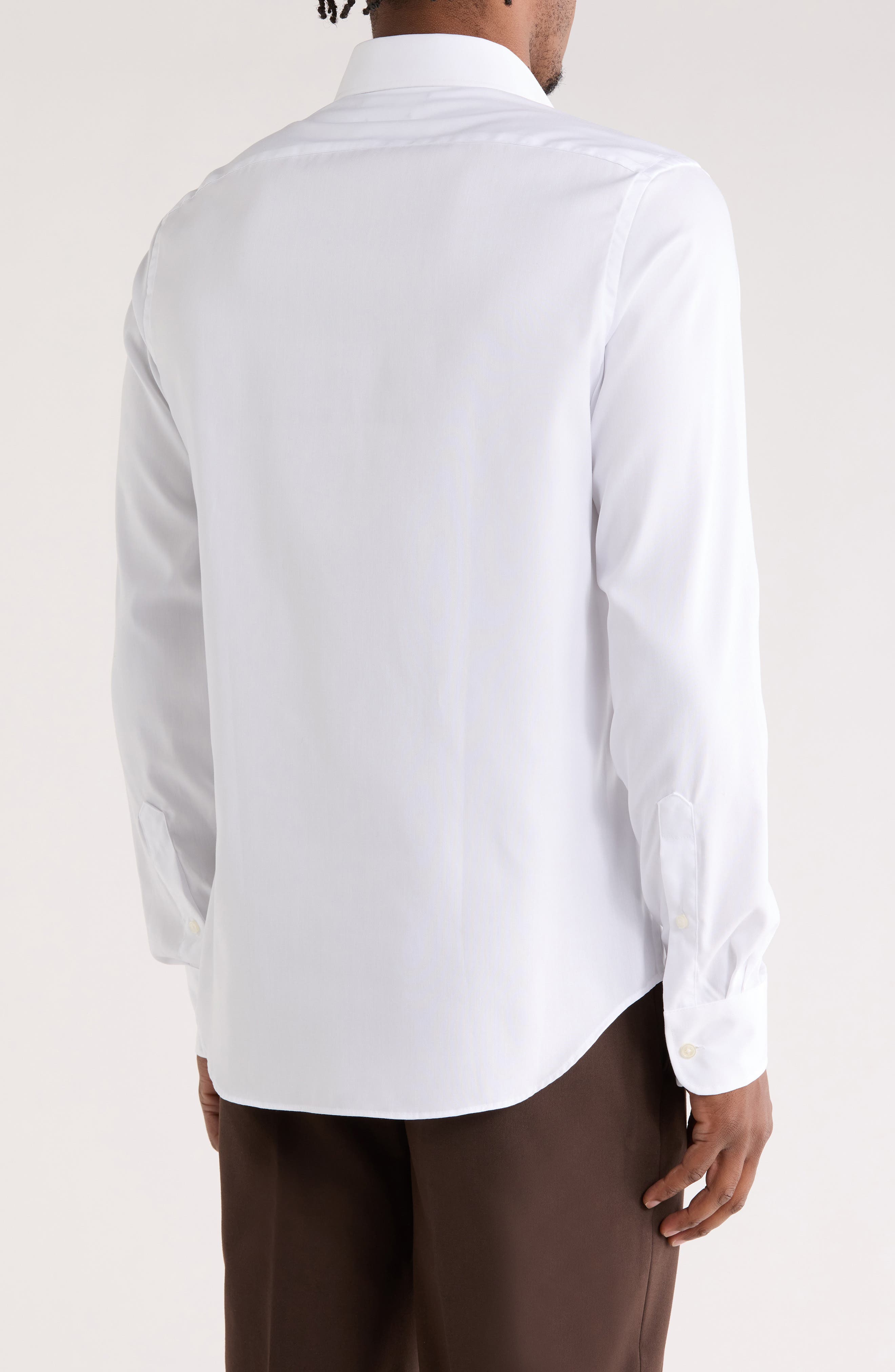 Tommy Hilfiger Slim Fit Non-Iron Cotton Dress Shirt