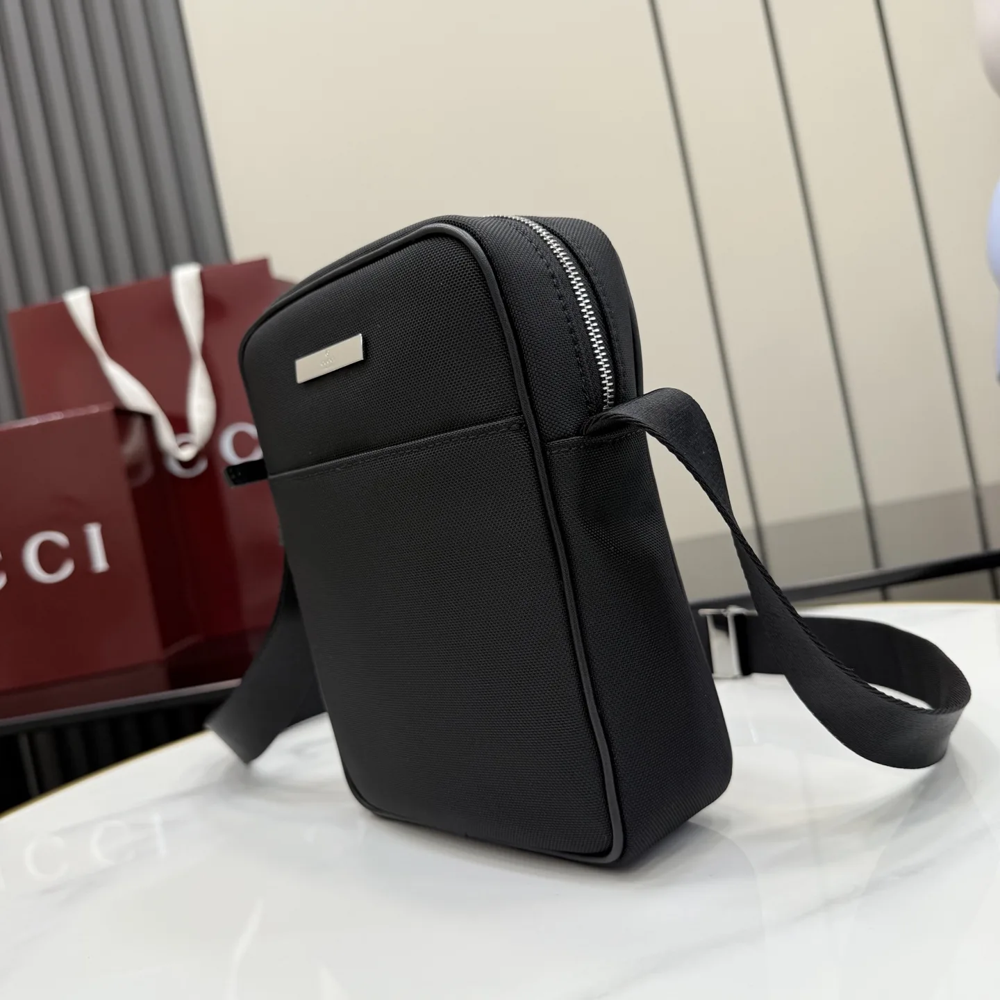 Gucci Black Quilted Leather Crossbody Bag product photo from LabelPicks