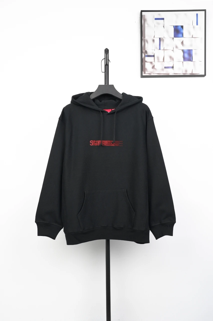 Supreme Black Crystal Motion Logo Hoodie product photo from LabelPicks