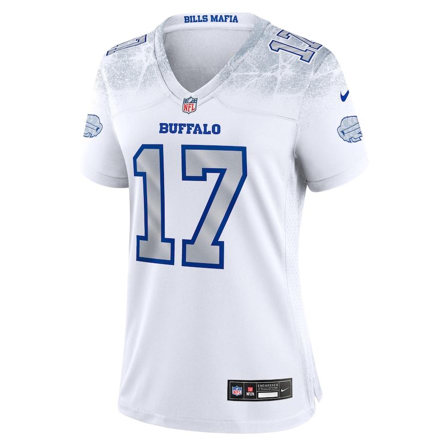 Women's Josh Allen Buffalo Bills Nike 2025 RIVALRIES Game Jersey - White