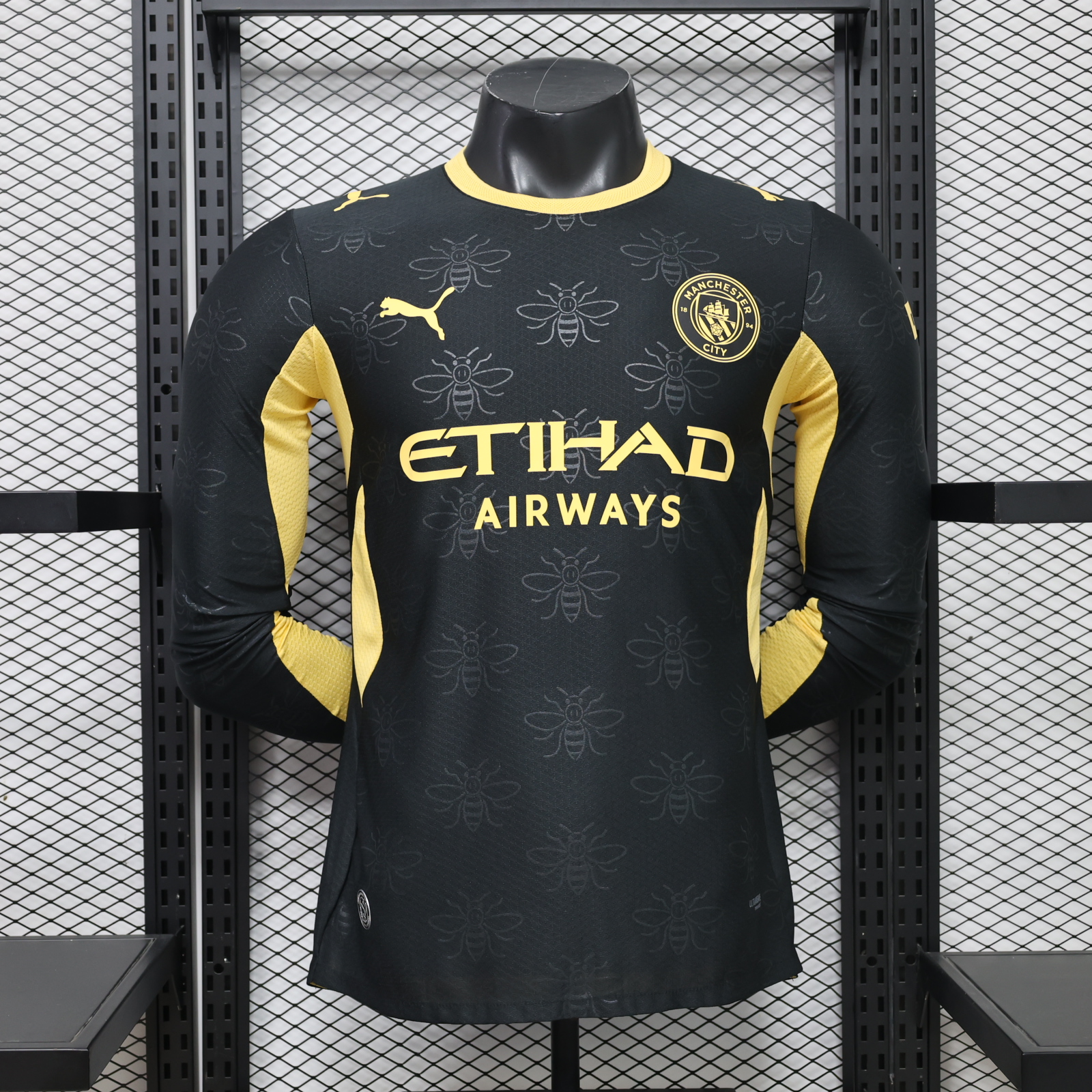 Manchester City Away Long Sleeves Jersey Player Version 26/27 1:1 Thai Quality