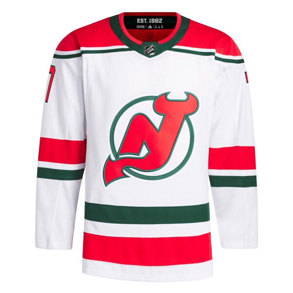 Dougie Hamilton New Jersey Devils adidas  Primegreen Authentic Player Jersey - White