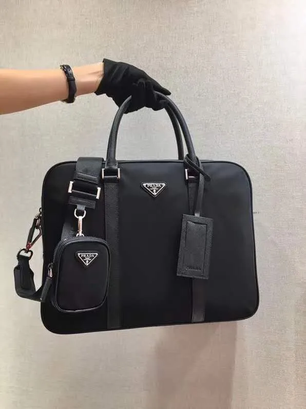 Prada Grained Leather Tote Bag product photo from LabelPicks
