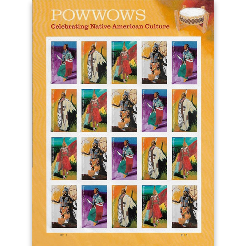 Powwows:Celebrating Native American Culture Stamps
