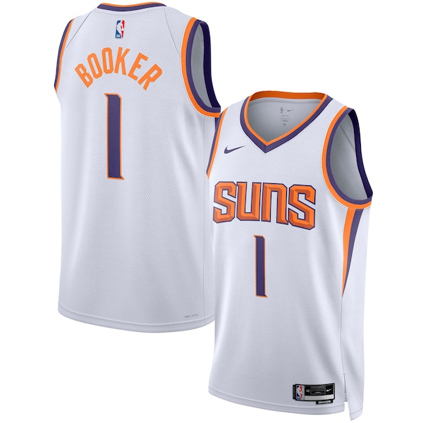 Devin Booker Phoenix Suns Nike Unisex Swingman Jersey - Association Edition - White/Purple
