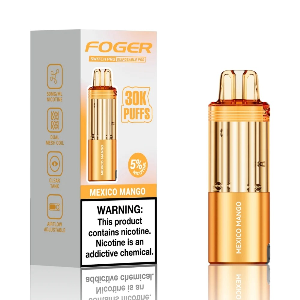 Foger Vape Refill & Pods — Fogger Switch Pro 30K Replacement Pods.