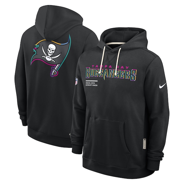 Tampa Bay Buccaneers Nike 2025 NFL Crucial Catch Sideline Standard Issue Dri-FIT Hoodie - Black