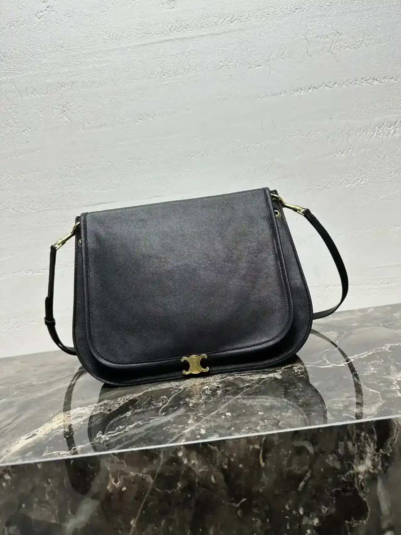 Celine Triomphe Lambskin Crossbody Bag product photo from LabelPicks
