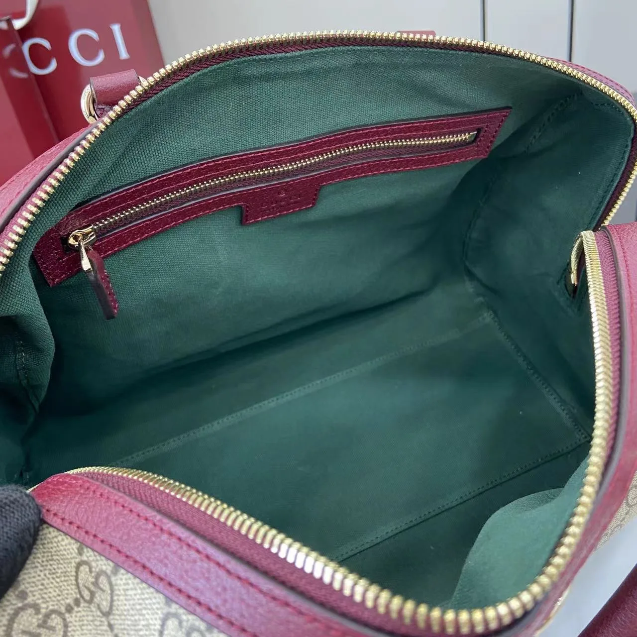 Gucci Brown Ophidia Top Handle Bag product photo from LabelPicks