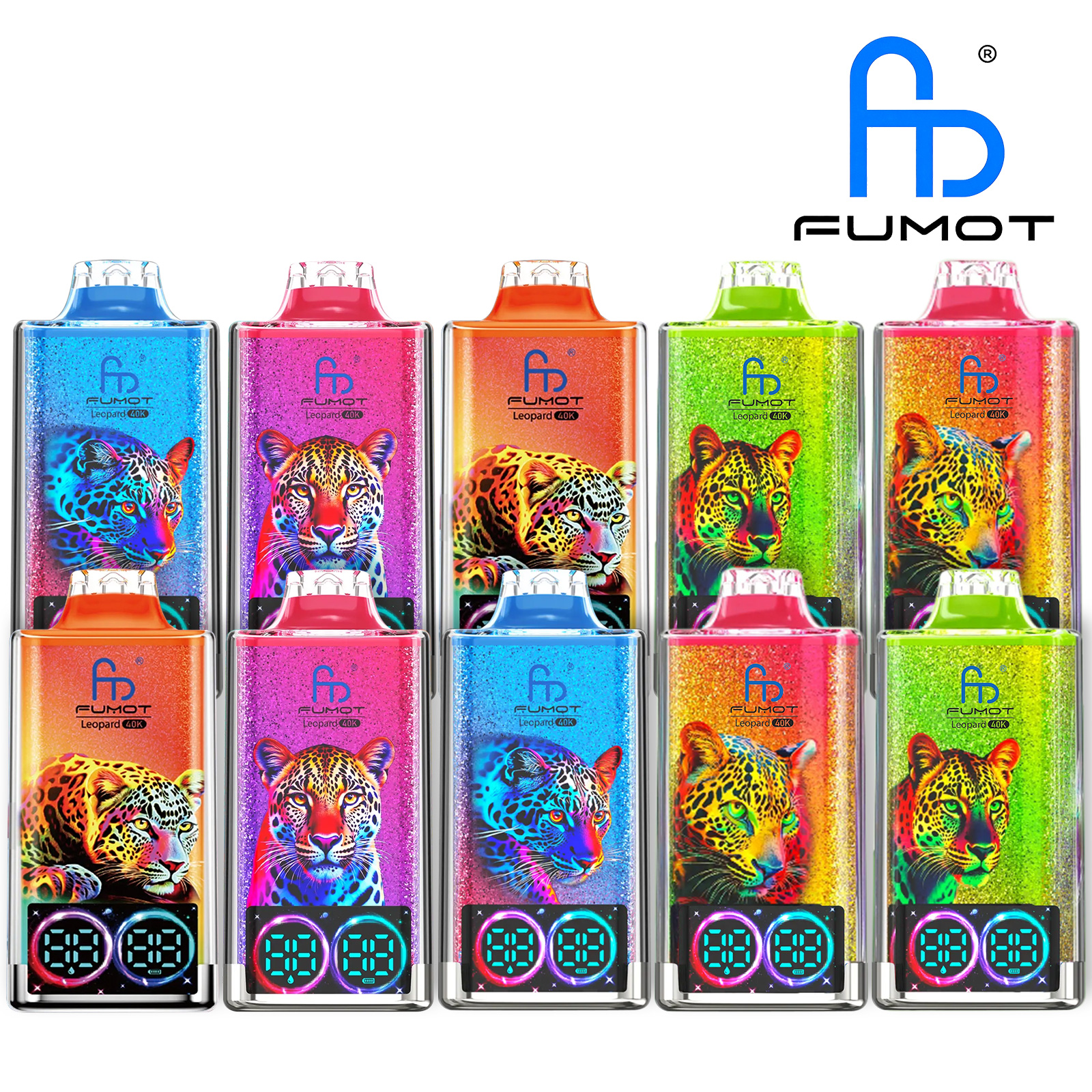 Fumot Leopard 40K Custom Mix & Match Box (2%, 40000 Puffs)