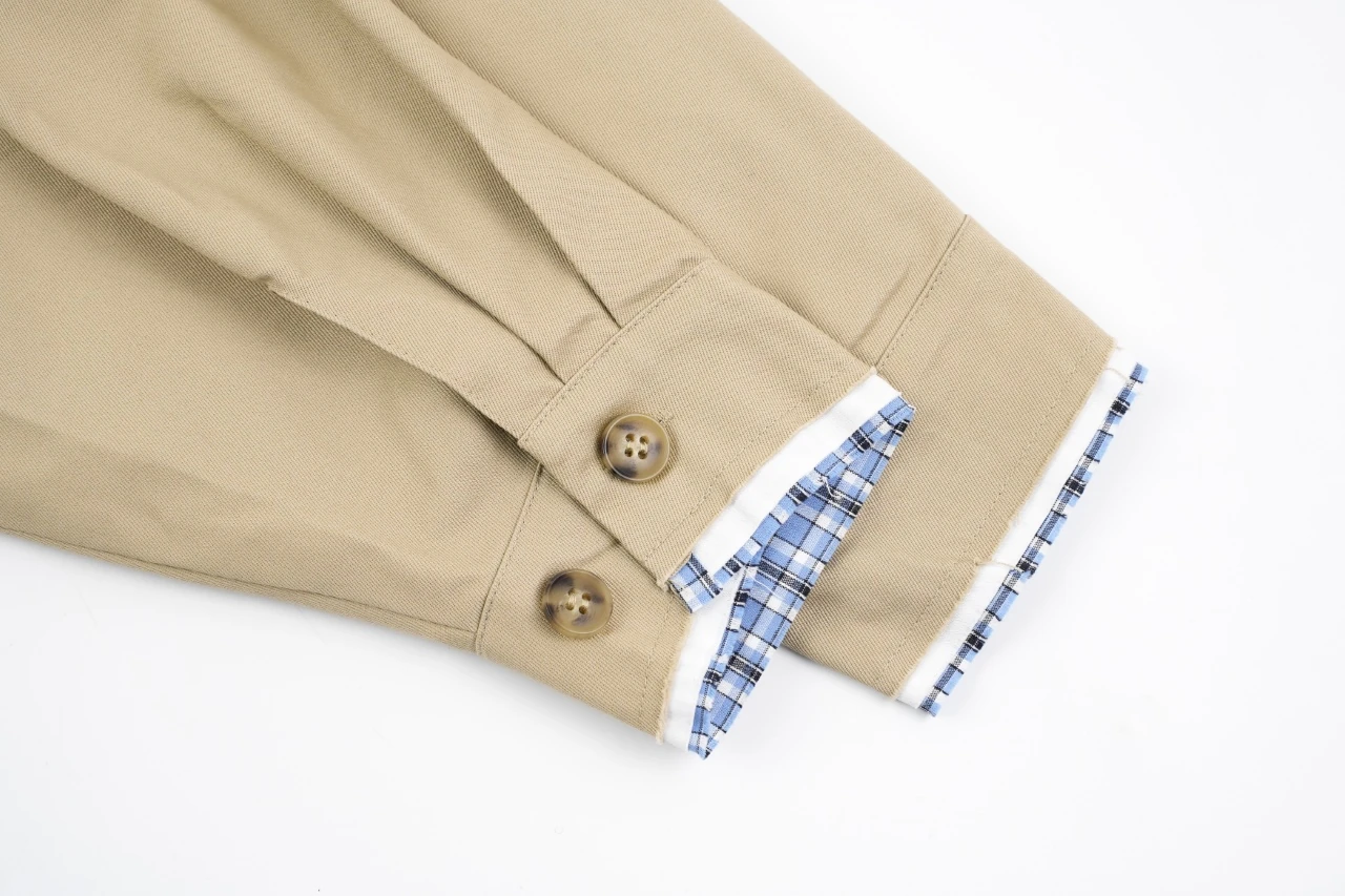 Miu Miu Beige Check Layered Effect Jacket product photo from LabelPicks