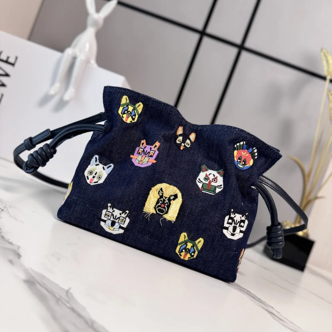 Loewe Flamenco Suede Leather Bucket Bag product photo from LabelPicks