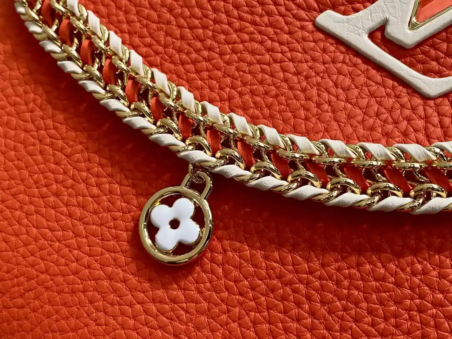 Louis Vuitton Red Capucines Top Handle Bag product photo from LabelPicks
