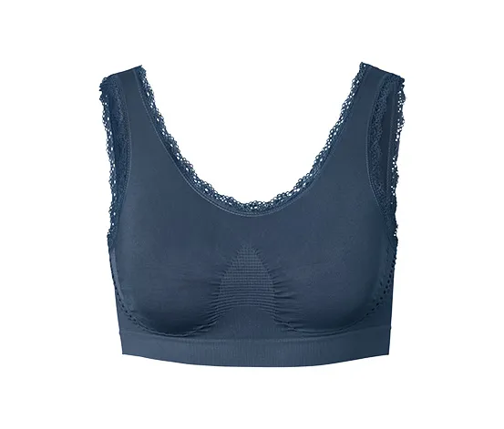 Seamless-Bustier, blau
