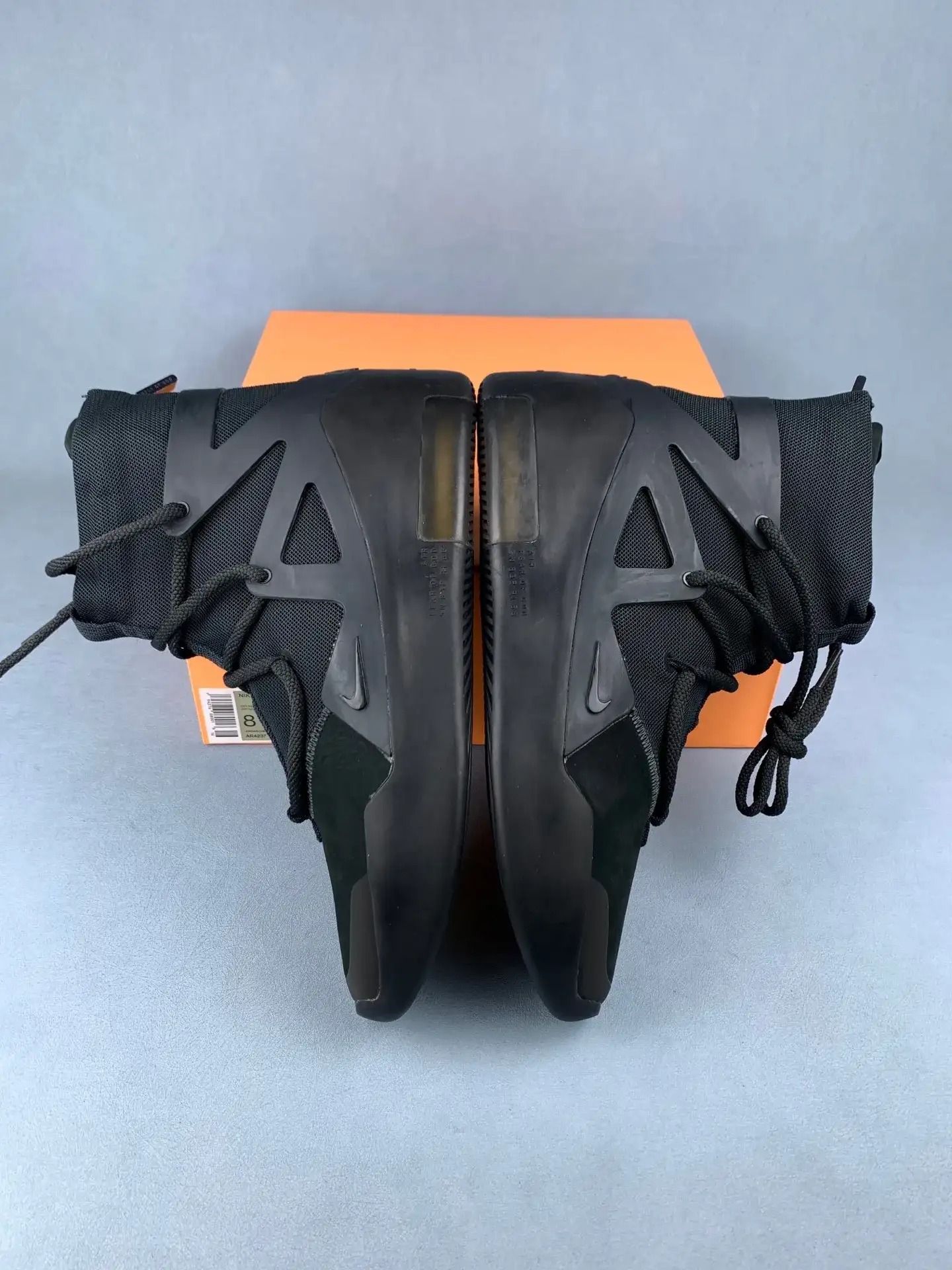 Nike Air Fear of God 1 “Off Noir” - Off Noir/Off Noir product photo from LabelPicks