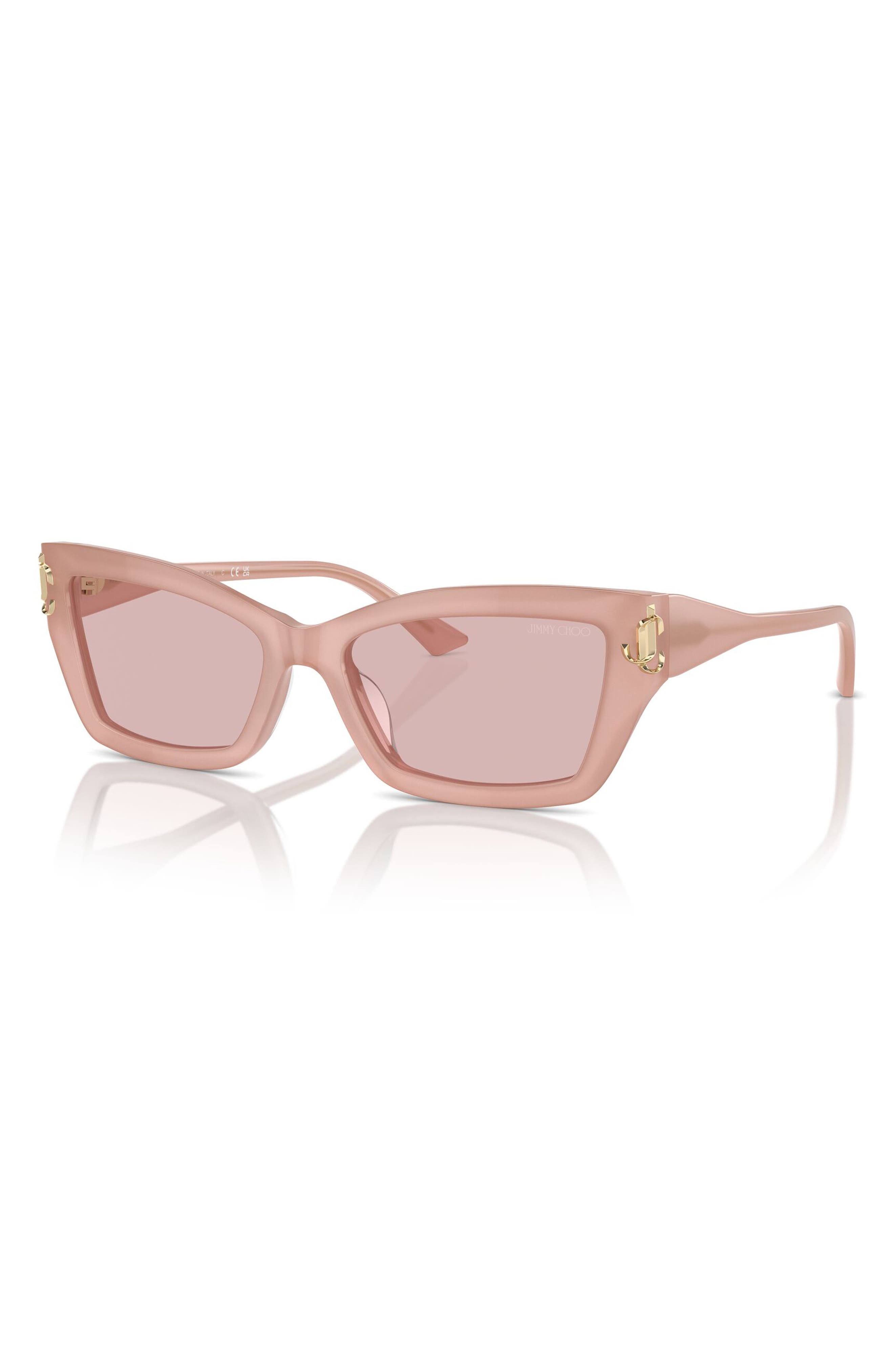 Jimmy Choo 55mm Cat Eye Sunglasses