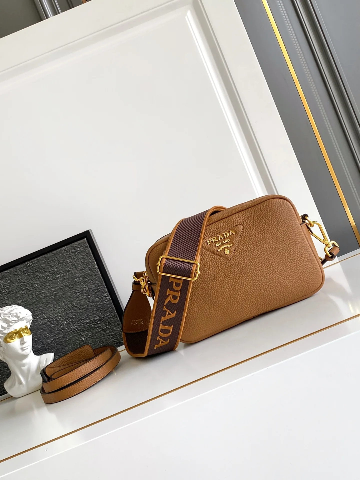 Prada Calfskin Shoulder Bag product photo from LabelPicks