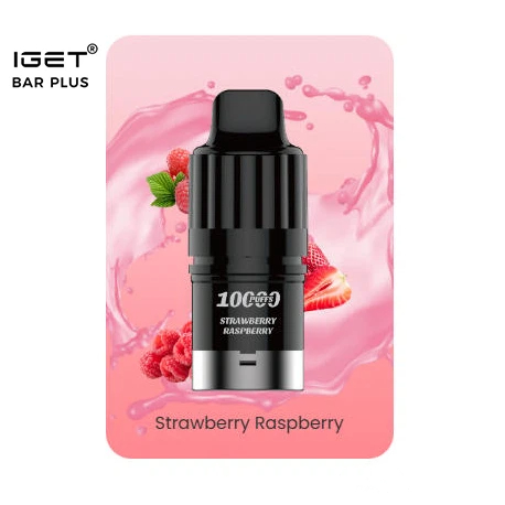 IGET BAR PLUS S3 POD 10000 Puffs - Strawberry Raspberry