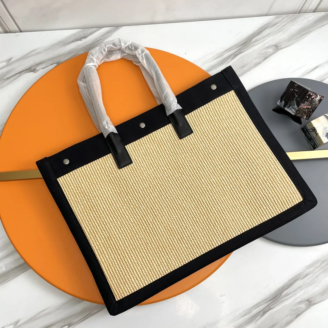 Saint Laurent Woven Leather Tote Bag product photo from LabelPicks
