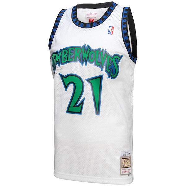 Kevin Garnett Minnesota Timberwolves  1997-98 Hardwood Classics Reload 3.0 Swingman Jersey - White